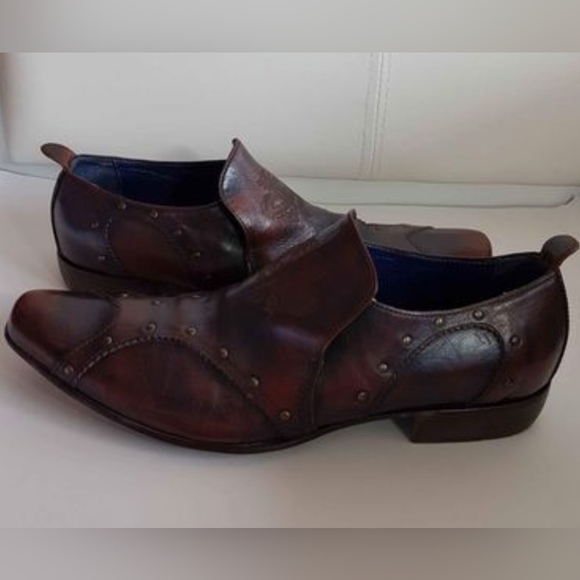 MARK NASON DRAGOON CASUAL SHOE MADE IN ITALY "GENUINE LEATHER" MEN'S SZ9 "USED" - Picture 4 of 9